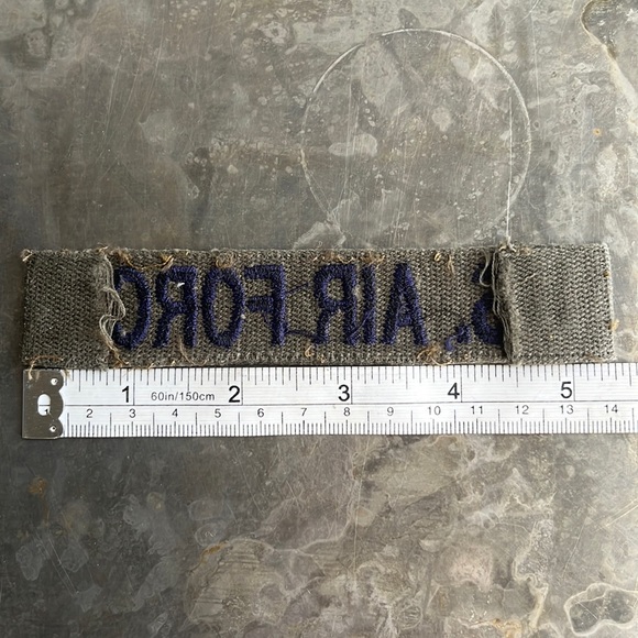 U.S. AIR FORCE embroidered tape patch - vintage - Picture 10 of 10